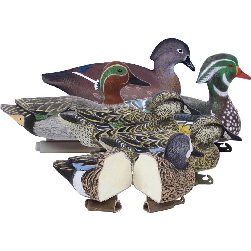 Higdon Standard Puddle Pack Foam Filled Early Season Duck Decoys 6 Pack